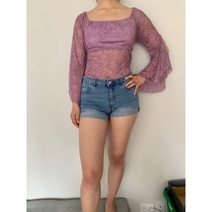 HP🏆FOREVER 21 (EUC)✨BOHO PAISLEY SHIRT